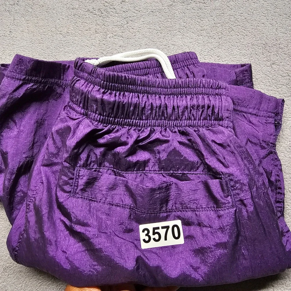 Champion Mens Purple Nylon Mesh Lined Athletic Shorts Small 84441 PRC Sportswear
